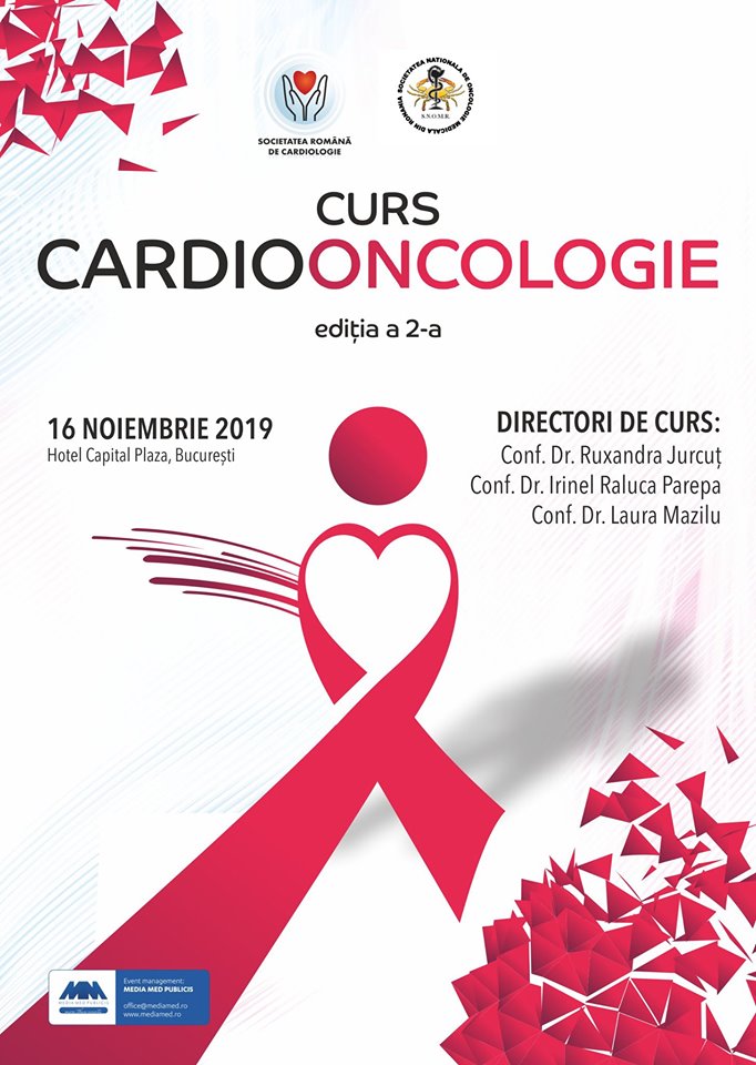 CURS CARDIOONCOLOGIE 16 NOIEMBRIE 2019