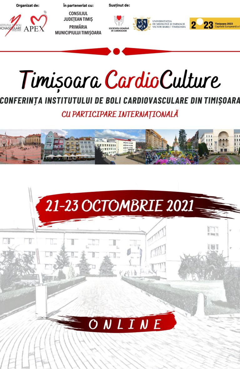 TIMISOARA CARDIOCULTURE 21-23 OCTOMBRIE 2021